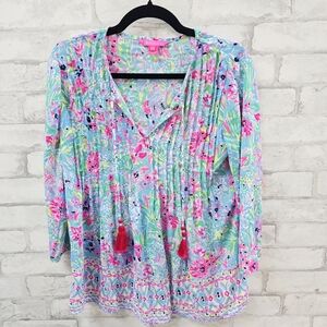 Lilly Pulitzer Pleated Blouse‎